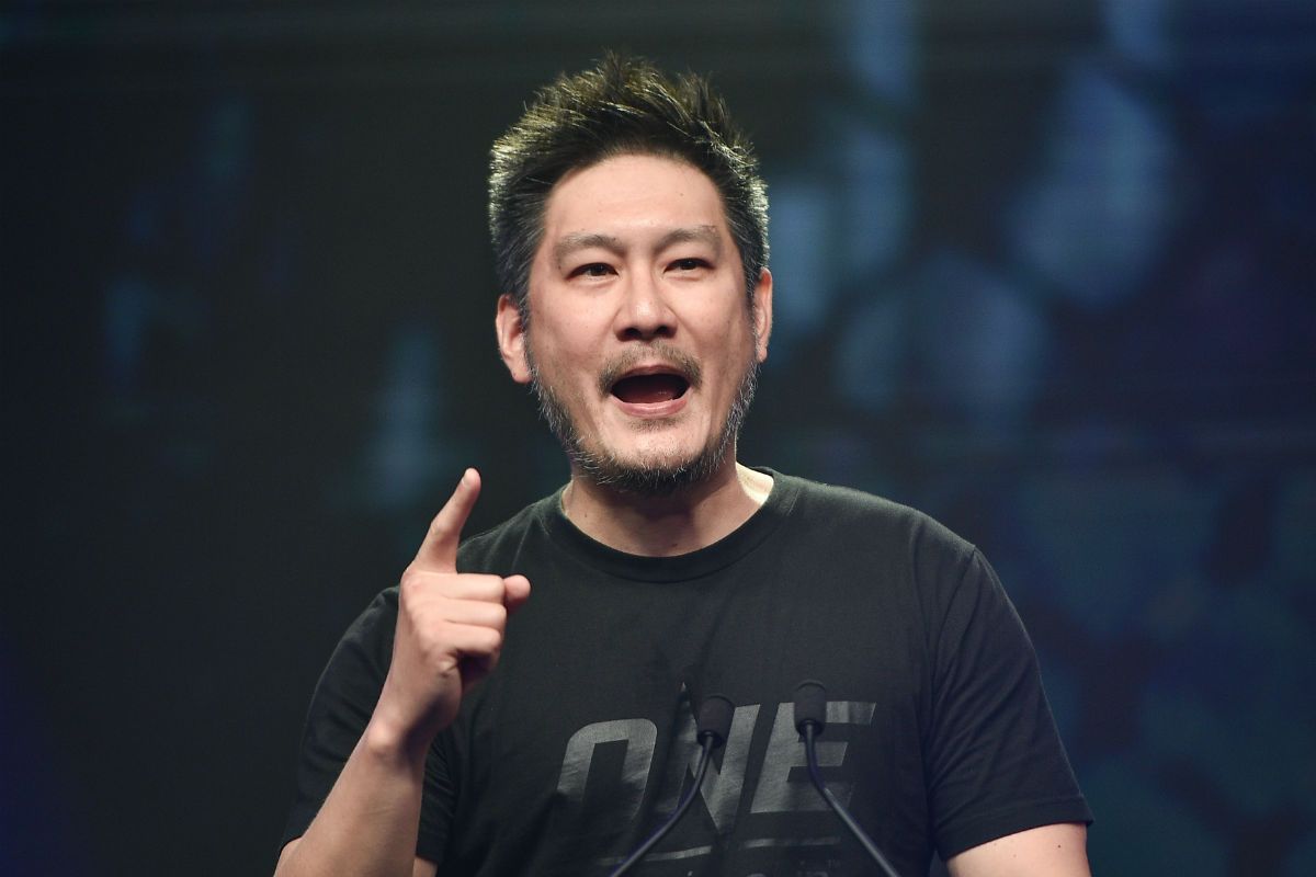 ONE Championship Chairman and CEO Chatri Sityodtong speaks at a press conference