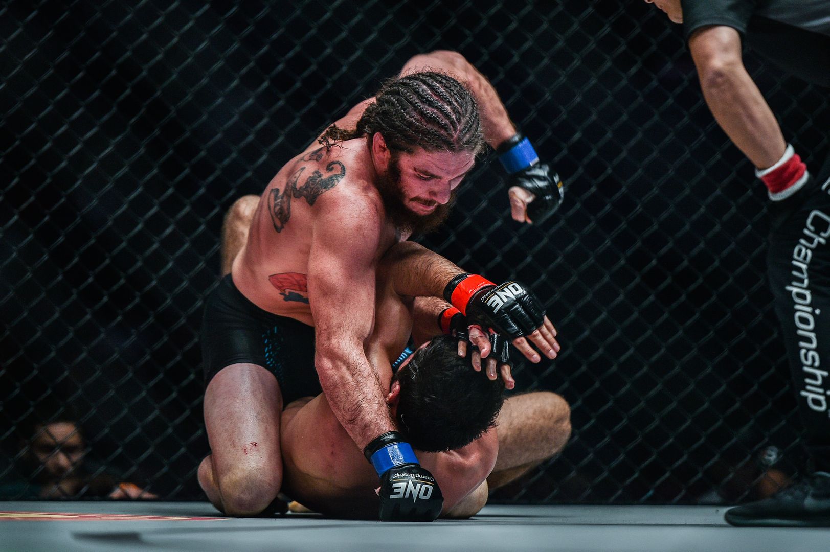 American MMA star James Nakashima dishes out ground and pound