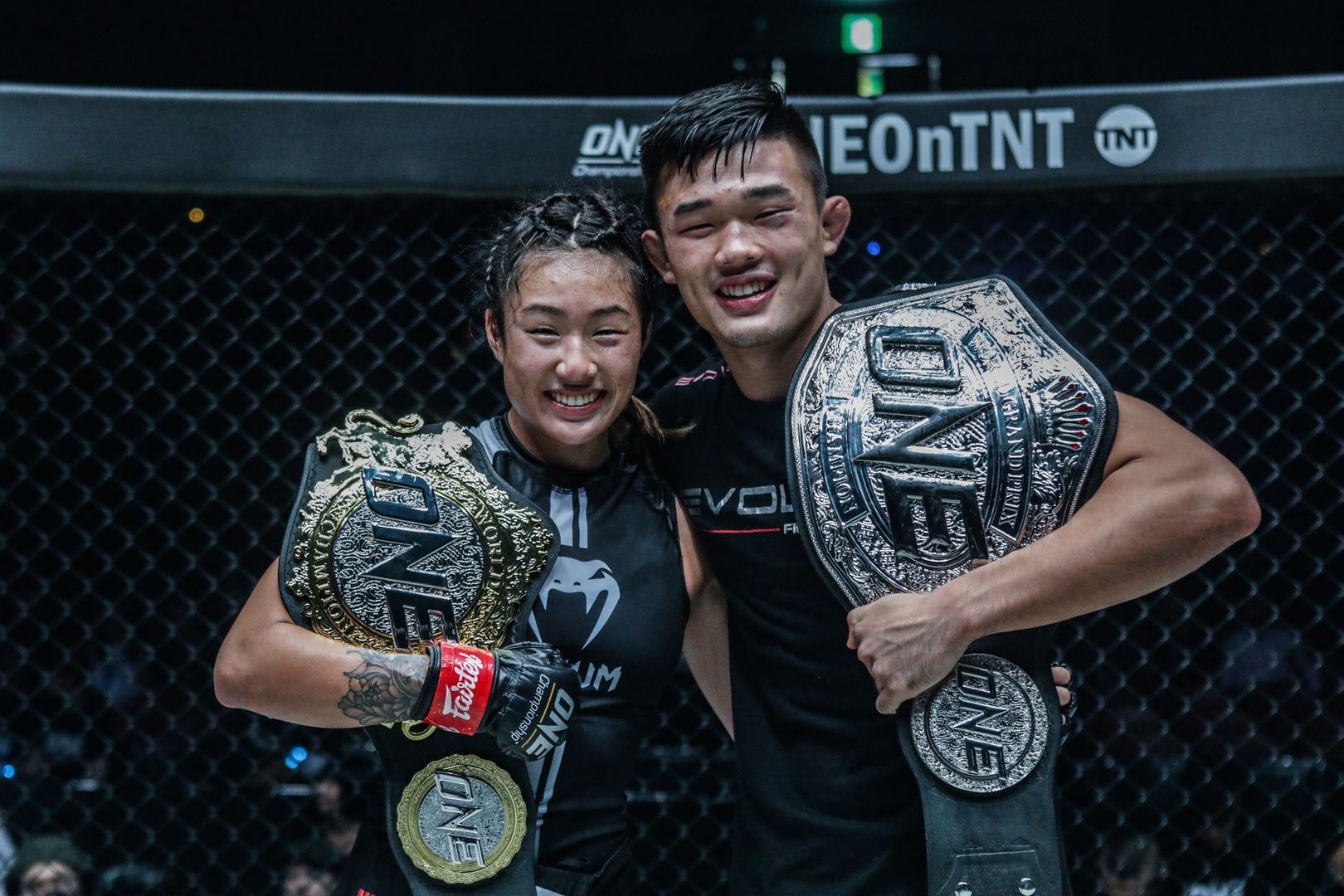 The first sibling World Champions in mixed martial arts history, Angela and Christian Lee