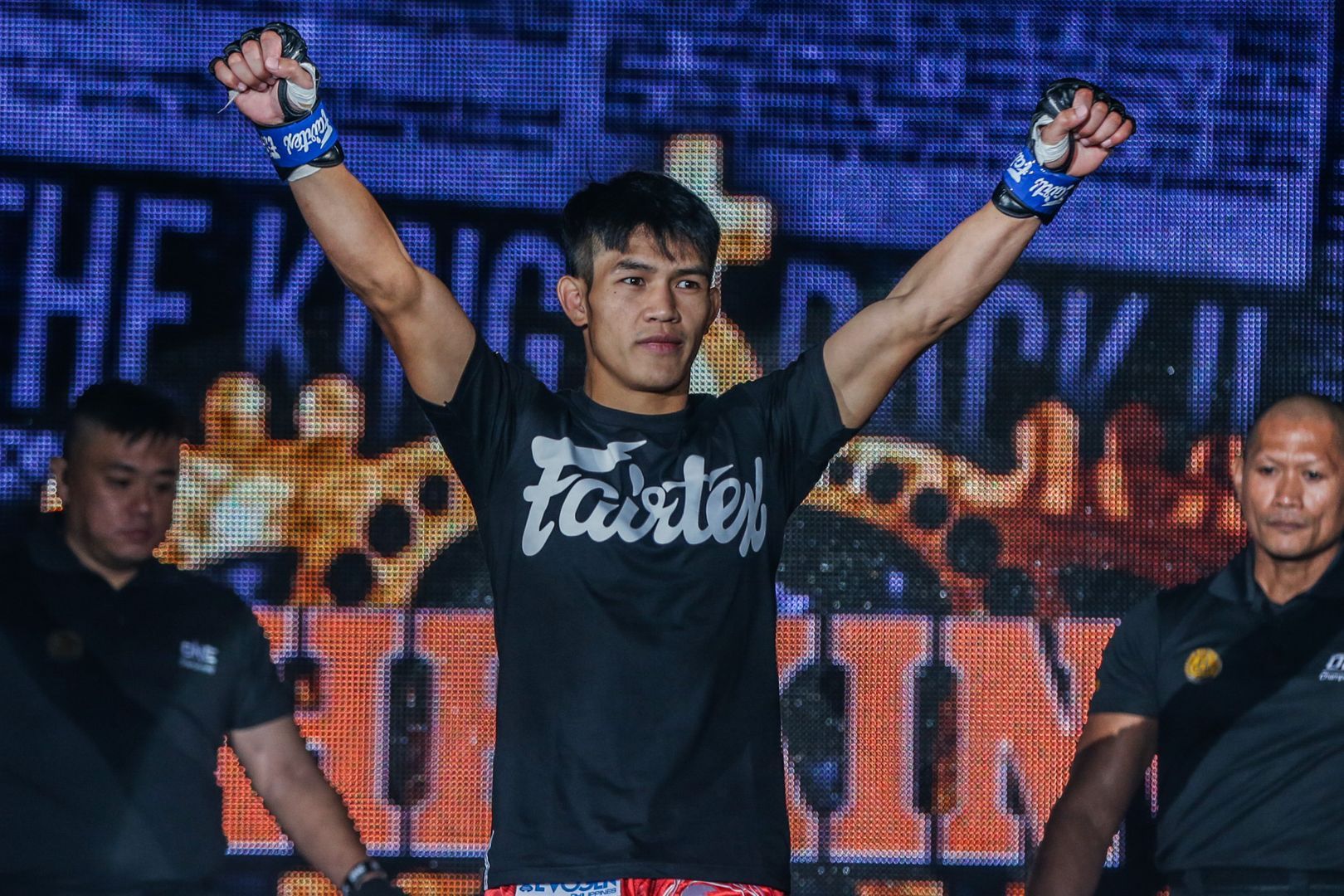 Filipino martial arts prodigy Danny Kingad gets ready for action
