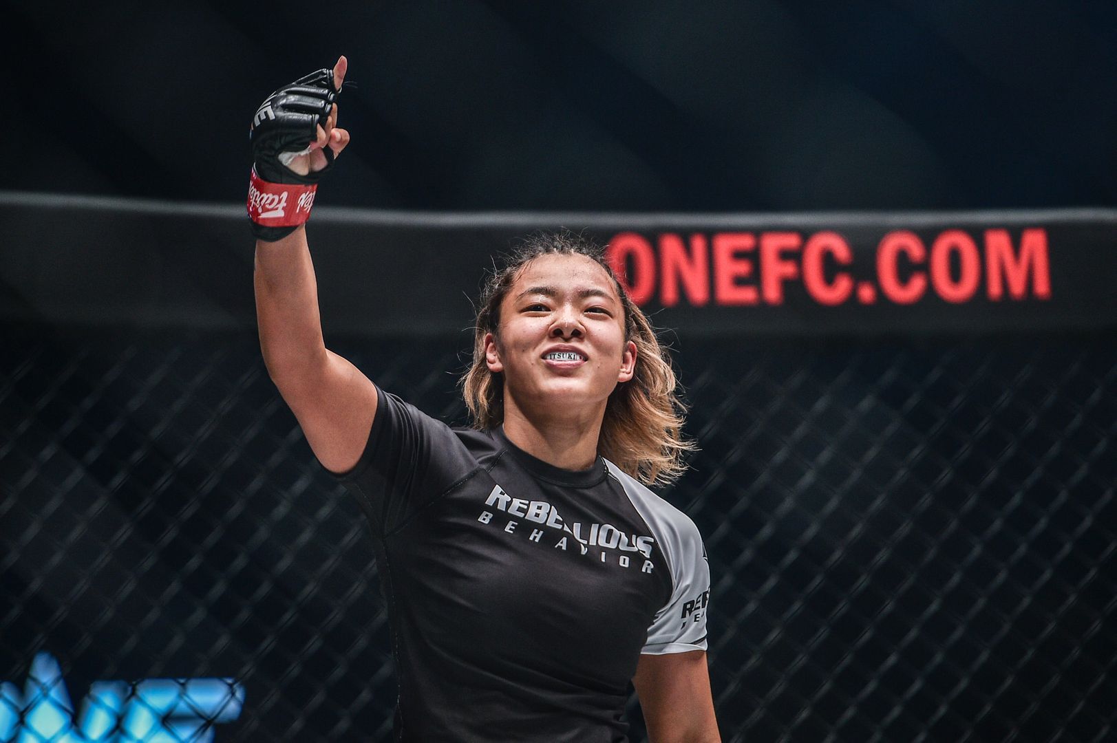 Itsuki Hirata defeats Rika Ishige at ONE CENTURY DA 1156.jpg