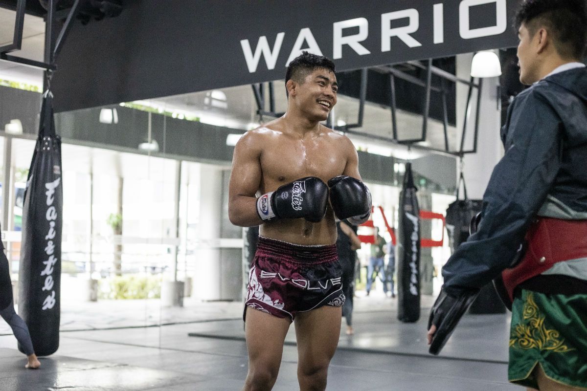 India’s Roshan Mainam trains at Evolve MMA
