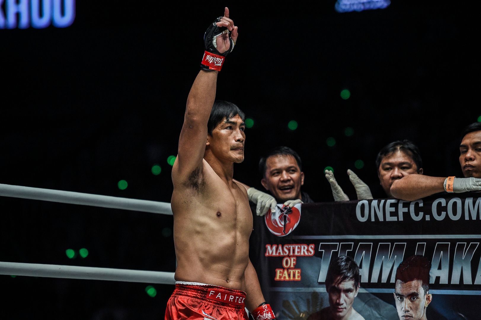 Former ONE Lightweight World Champion Eduard Folayang at ONE: MASTERS OF FATE