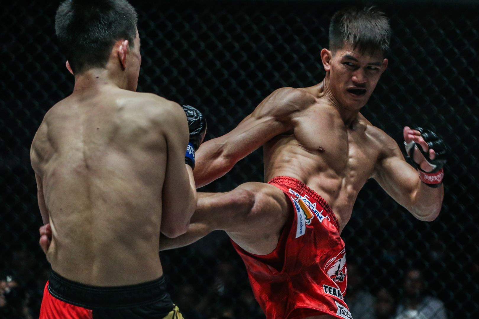 The Philippines' own Danny Kingad competes against China's Xie Wei