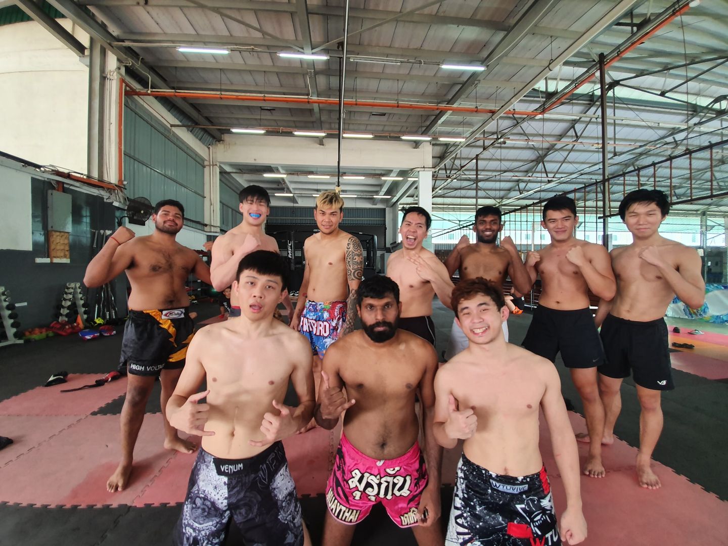 Murugan Silvarajoo training at Muay Fit