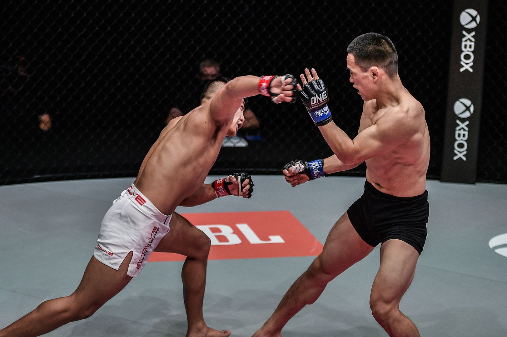 Live action shots of MMA fighters Roshan Mainam and Liu Peng Shuai from ONE: REIGN OF DYNASTIES on 9 October!