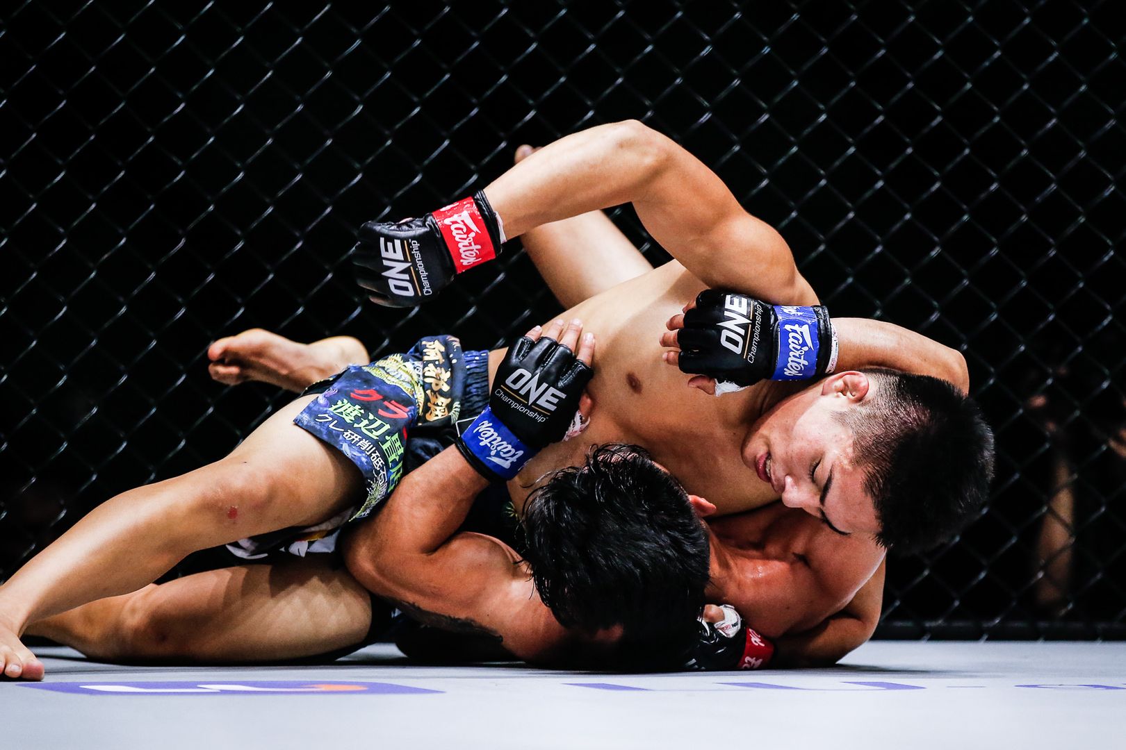 Japanese MMA fighter Hiroba Minowa squares off against Filipino MMA fighter Lito Adiwang at ONE: INSIDE THE MATRIX III