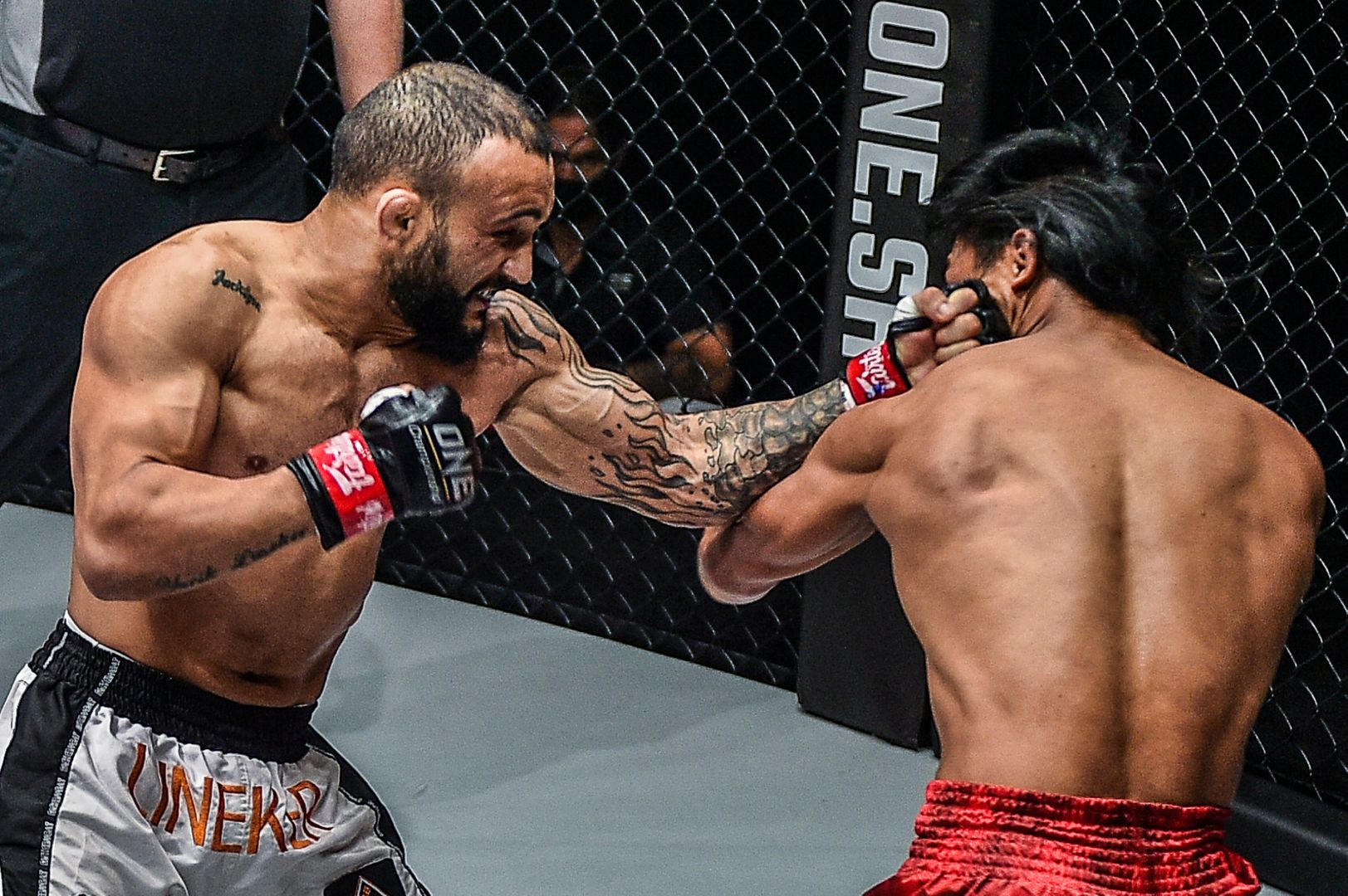 MMA fighter John Lineker squares off against Kevin Belingon in the main event of ONE: INSIDE THE MATRIX III
