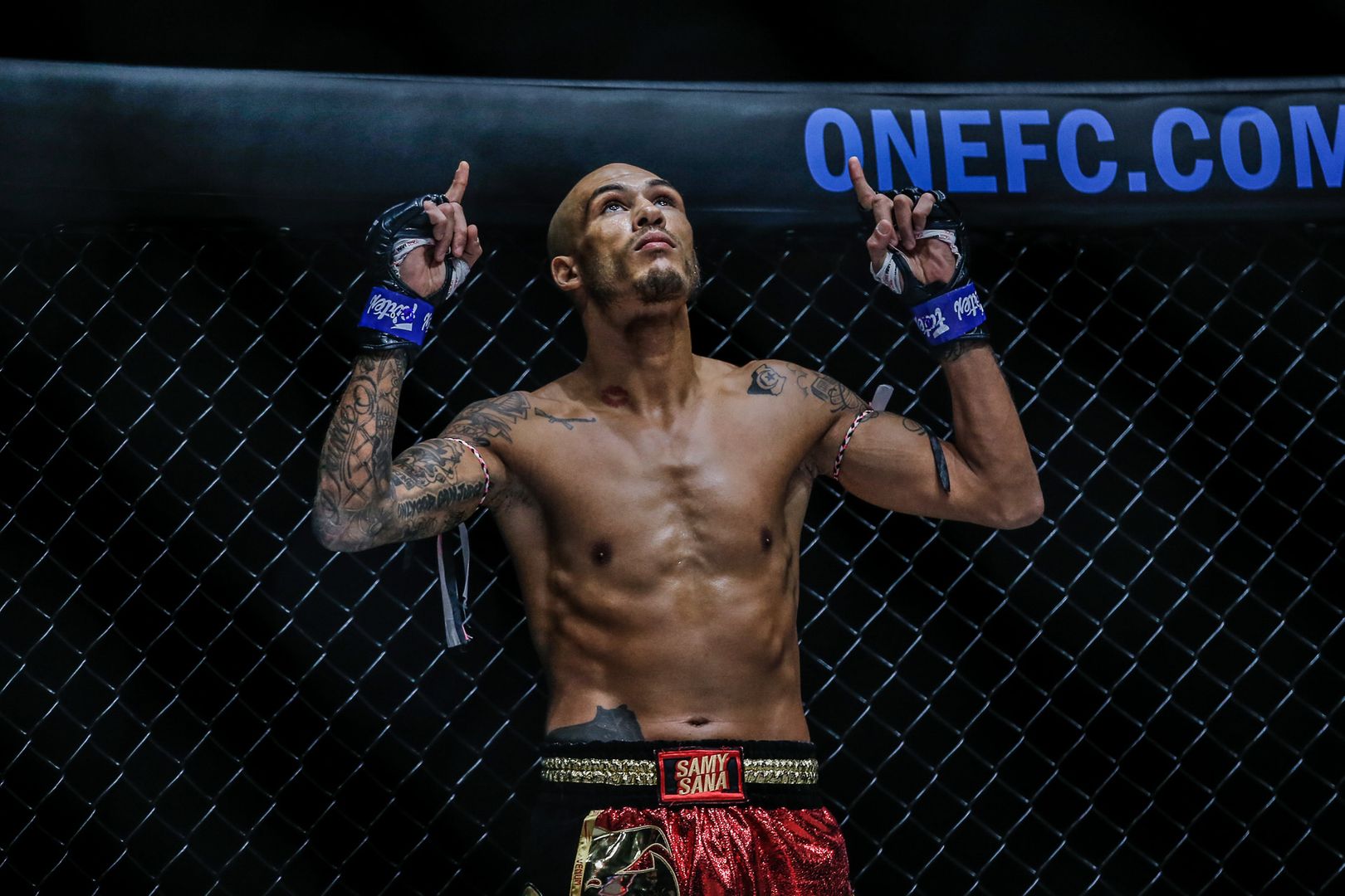 Exclusive photos from Russian fighter Jamal Yusupov and French star Samy Sana’s Muay Thai fight at ONE: COLLISION COURSE II on 25 December