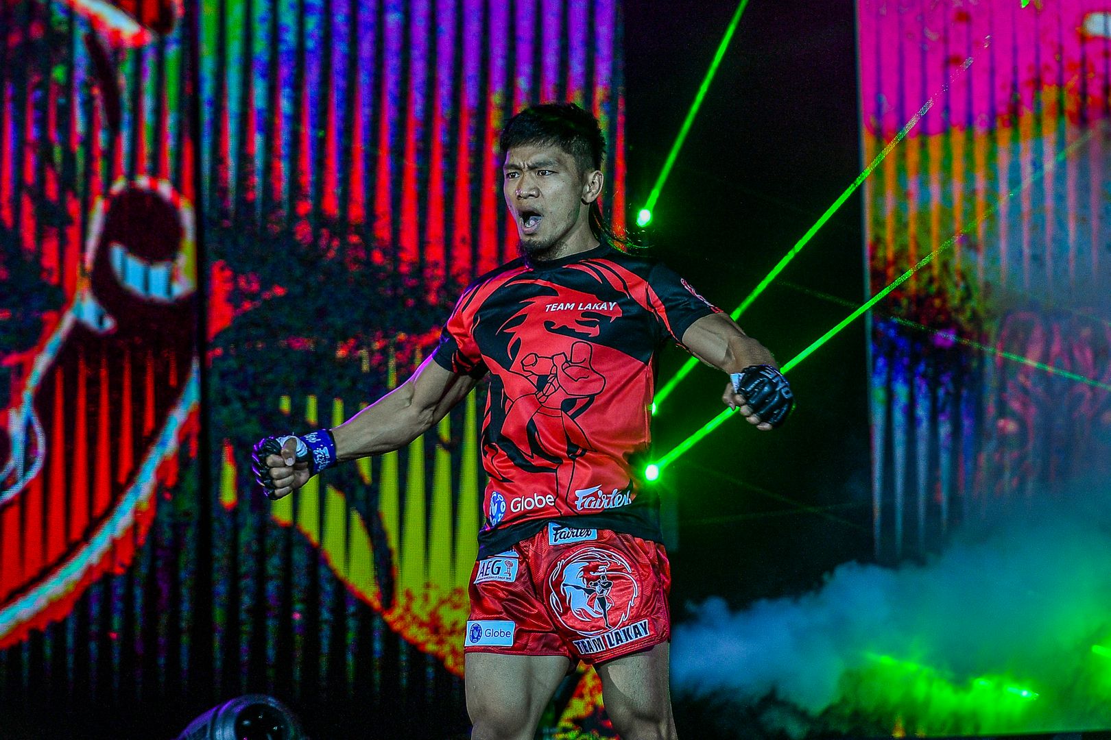 Filipino MMA star Lito Adiwang enters the Arena