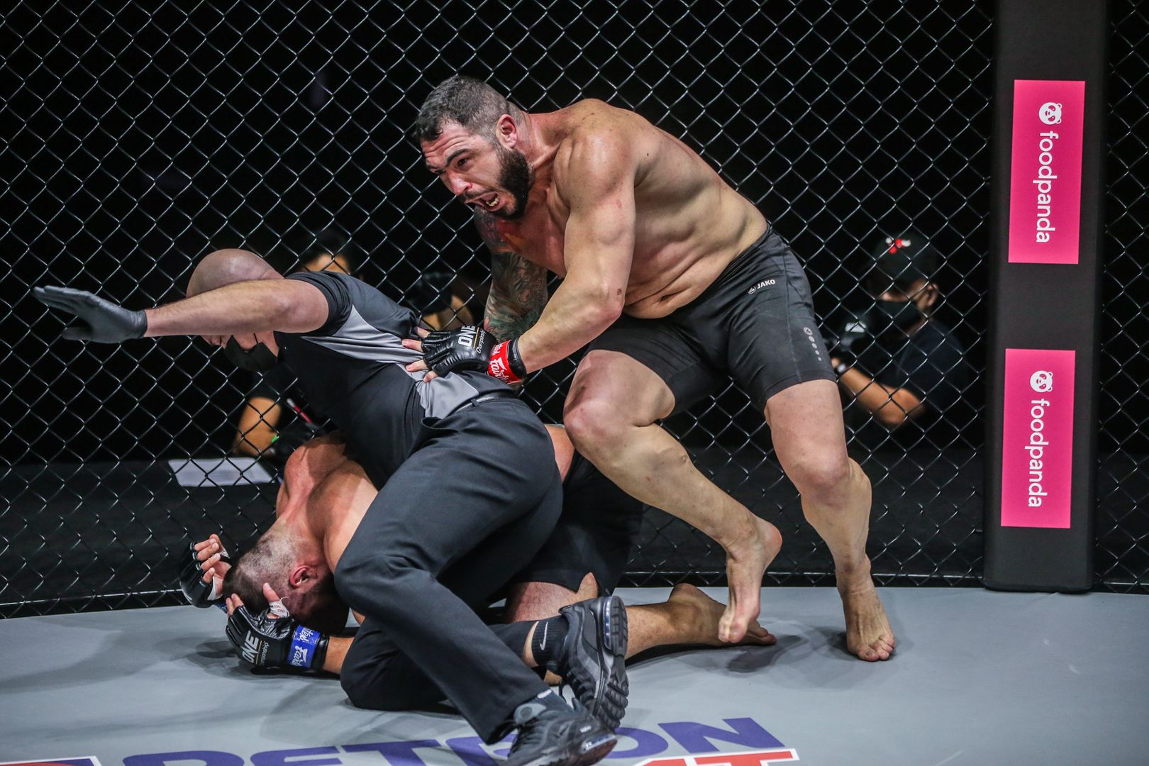 MMA heavyweight fighters Mauro Cerilli and Abdulbasir Vagabov compete at ONE: UNBREAKABLE II in January 2021