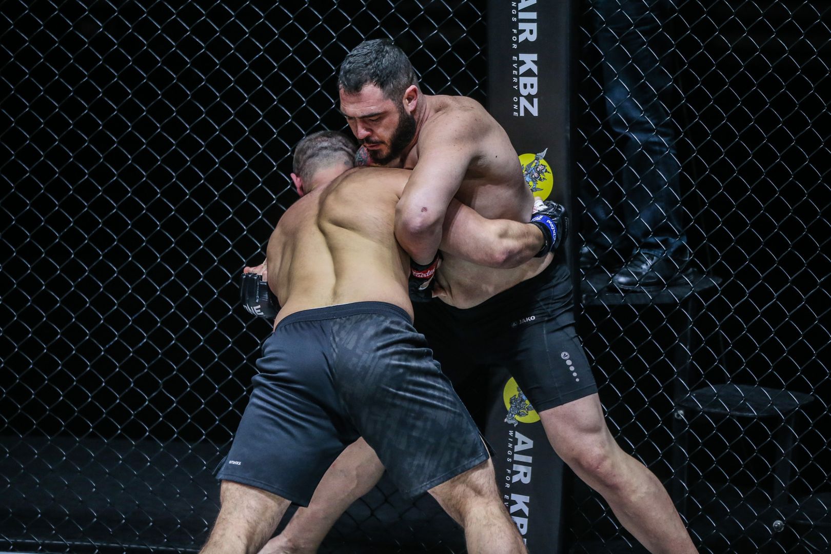 MMA heavyweight fighters Mauro Cerilli and Abdulbasir Vagabov compete at ONE: UNBREAKABLE II in January 2021