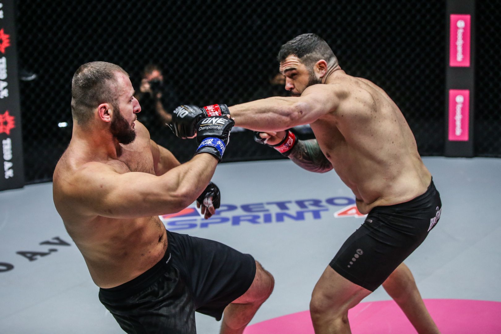 MMA heavyweight fighters Mauro Cerilli and Abdulbasir Vagabov compete at ONE: UNBREAKABLE II in January 2021