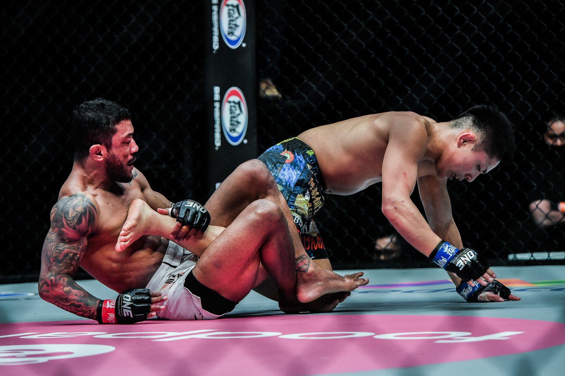 MMA fighters Hiroba Minowa throws down with Alex Silva at FISTS OF FURY III