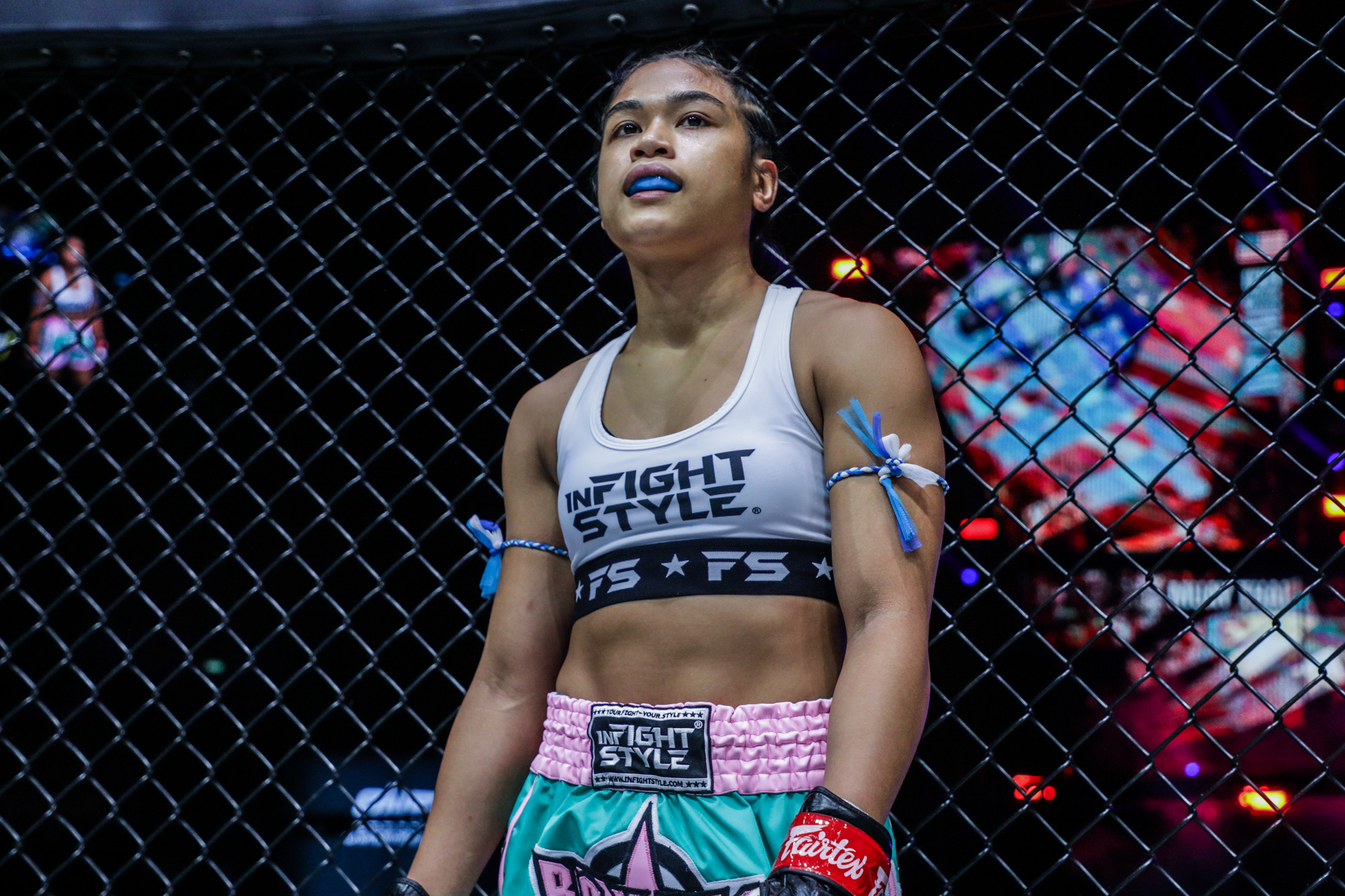 Pictures from the ONE Super Series Muay Thai fight between Jackie Buntan Ekaterina Vandaryeva at "ONE on TNT IV"