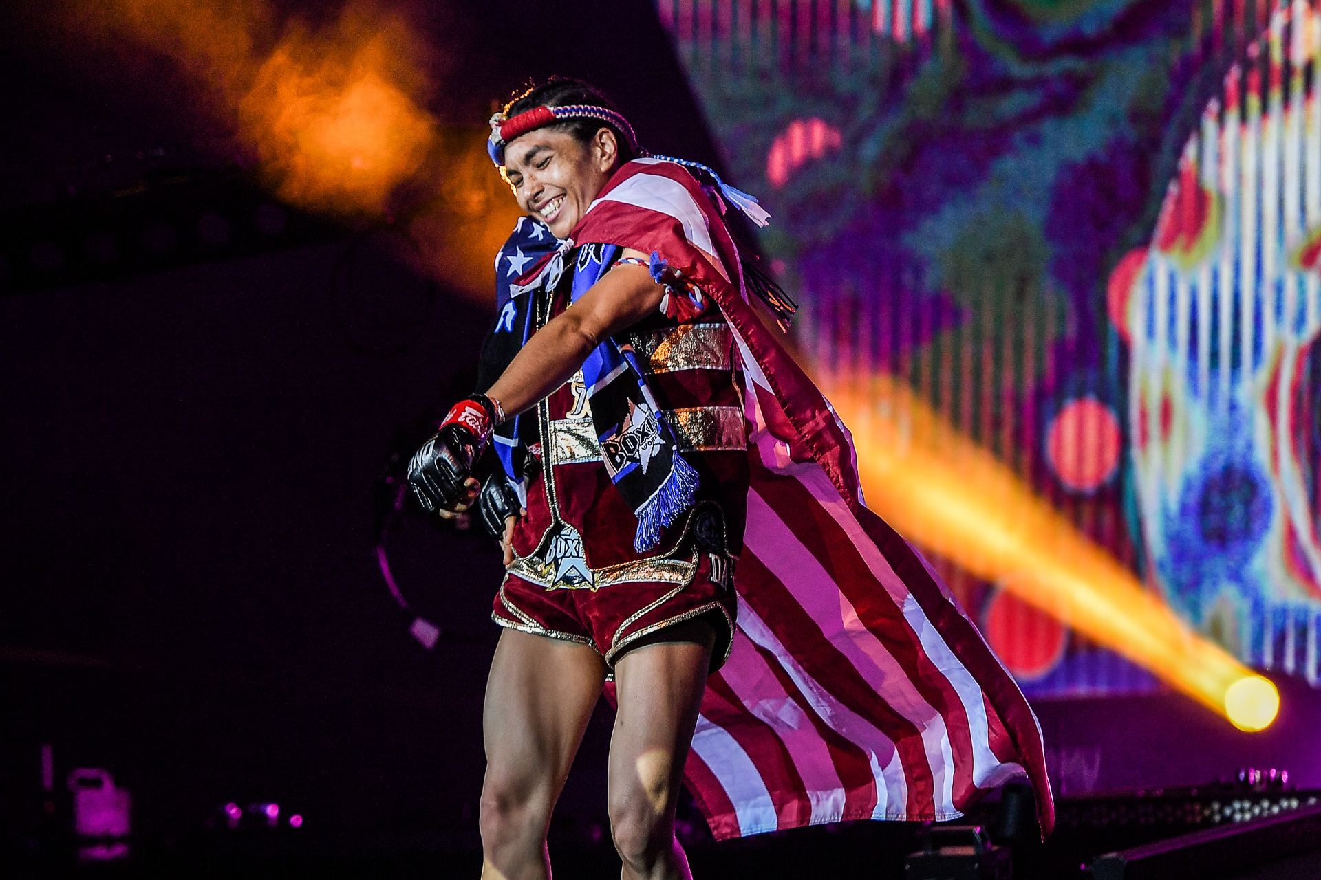 American Muay Thai fighter Janet Todd dances to the Circle