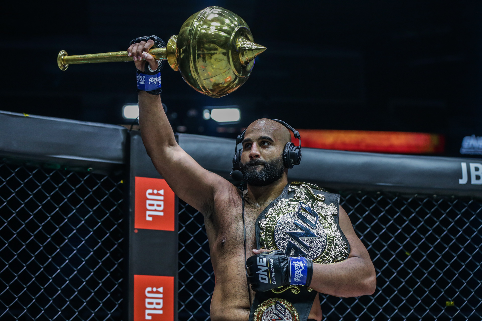 Scenes from the ONE Heavyweight World Title fight between Arjan Bhullar and Brandon Vera at ONE: DANGAL on 15 May
