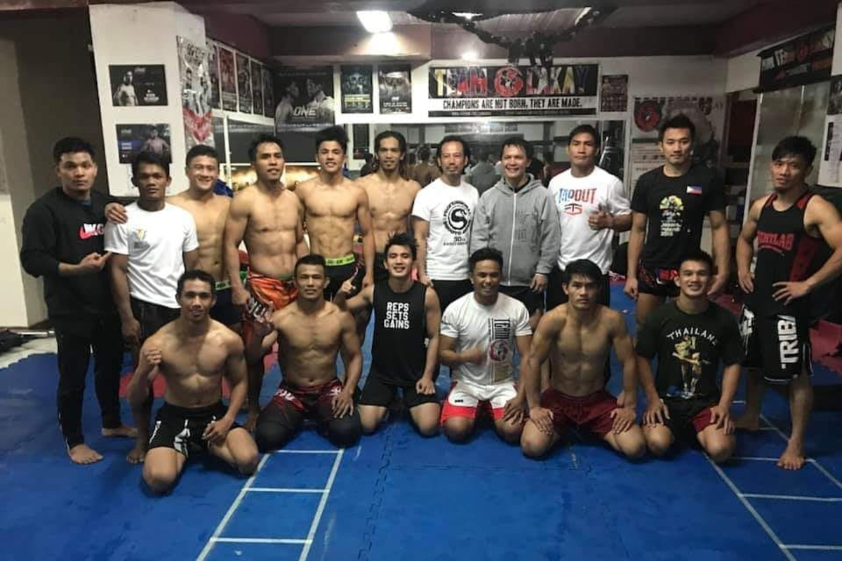 Team Lakay training session