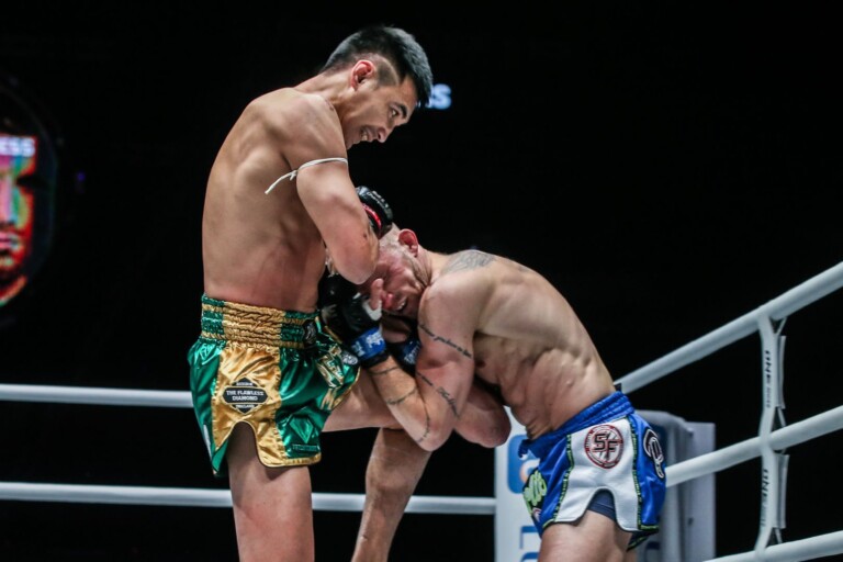 Petchmorakot Petchyindee Academy defeats Charlie Peters at ONE EDGE OF GREATNESS DW VID_0337 1 768x512