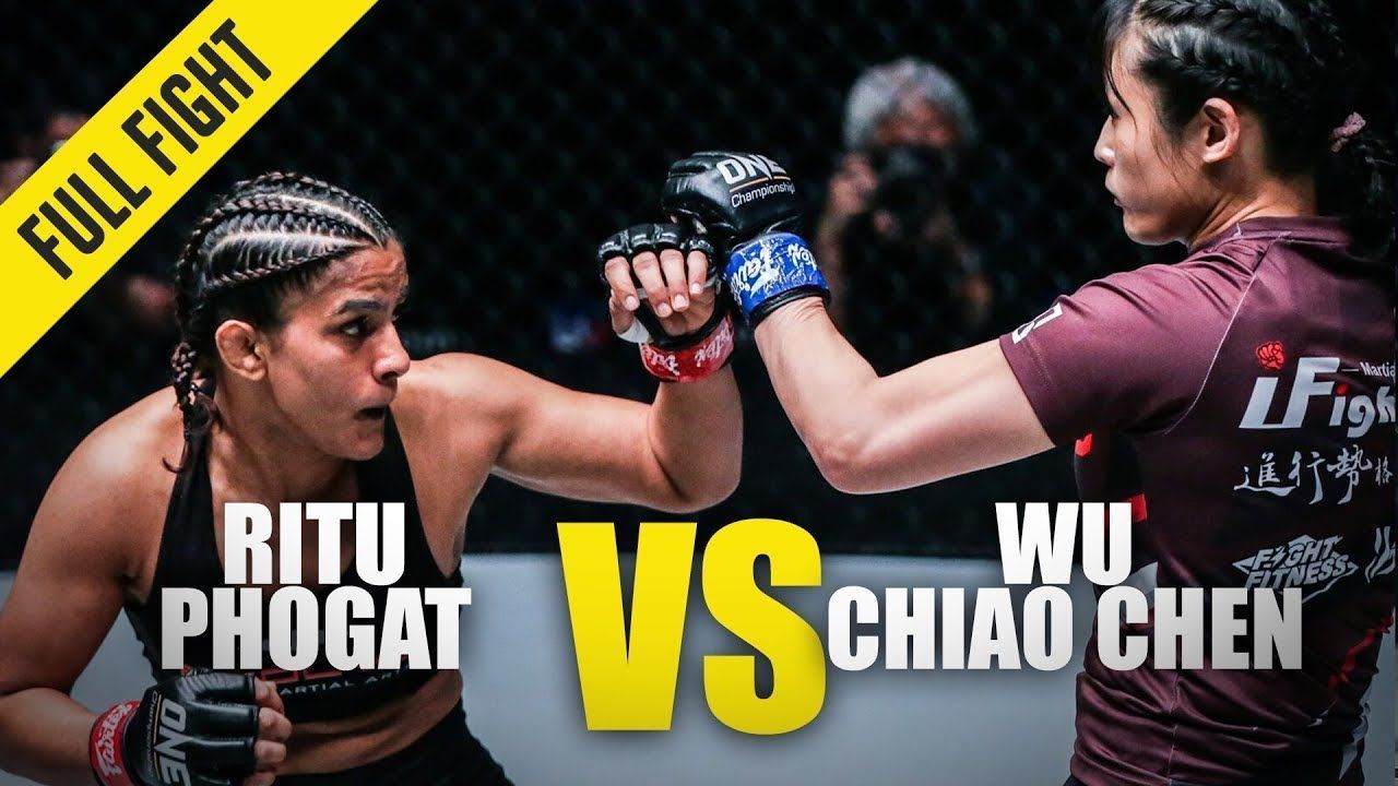 ritu phogat vs wu chiao chen one full fight february 2020