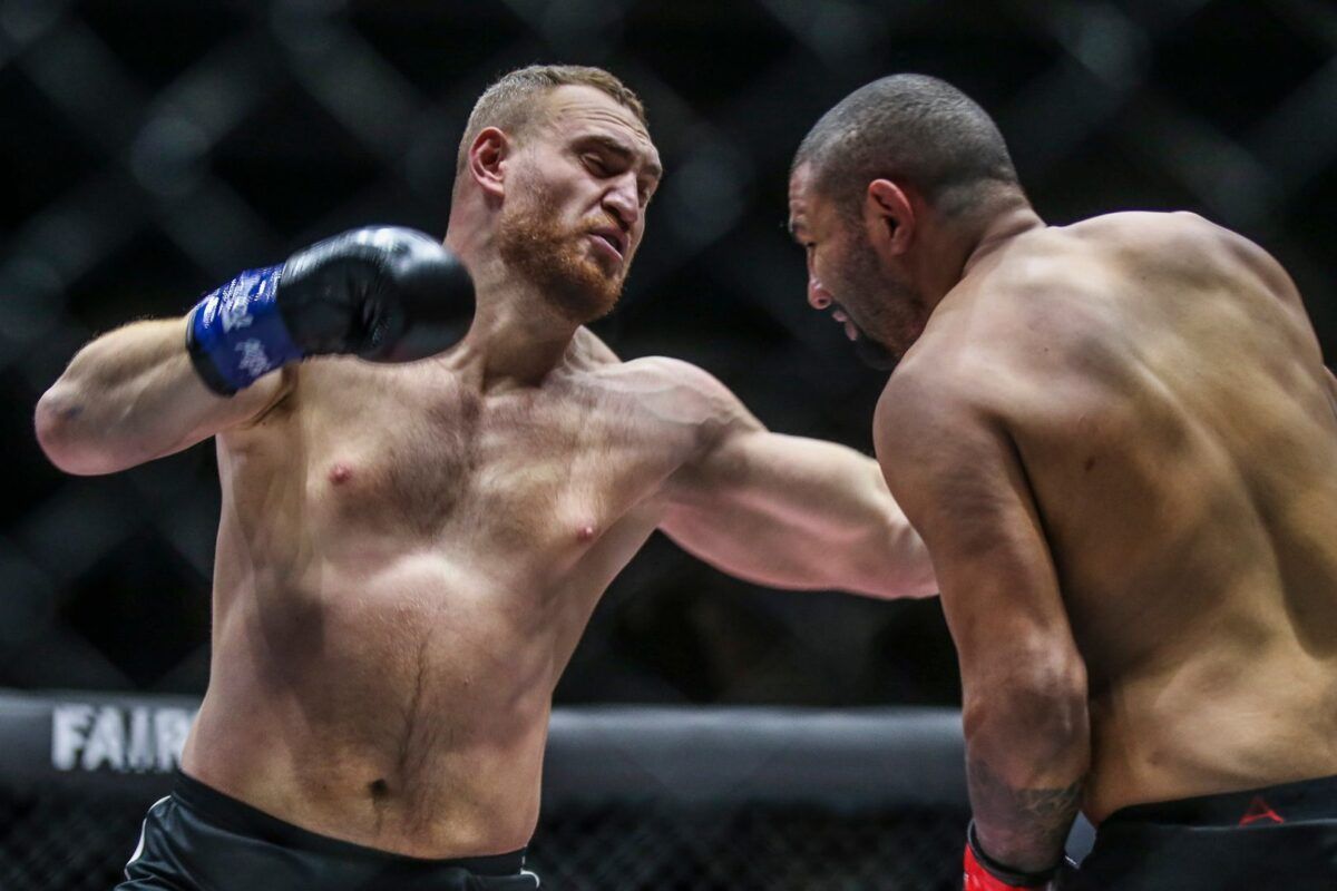 Anderson Silva and Murat Aygun fight at ONE: BIG BANG