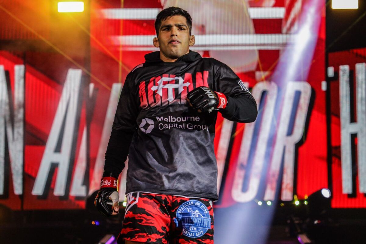 American MMA star Tyler McGuire fights Malaysian sensation Agilan Thani at ONE: BIG BANG II in December 2020