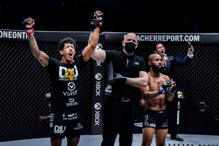Adriano Moraes Demetrious Johnson ONE on TNT I 2 768x511