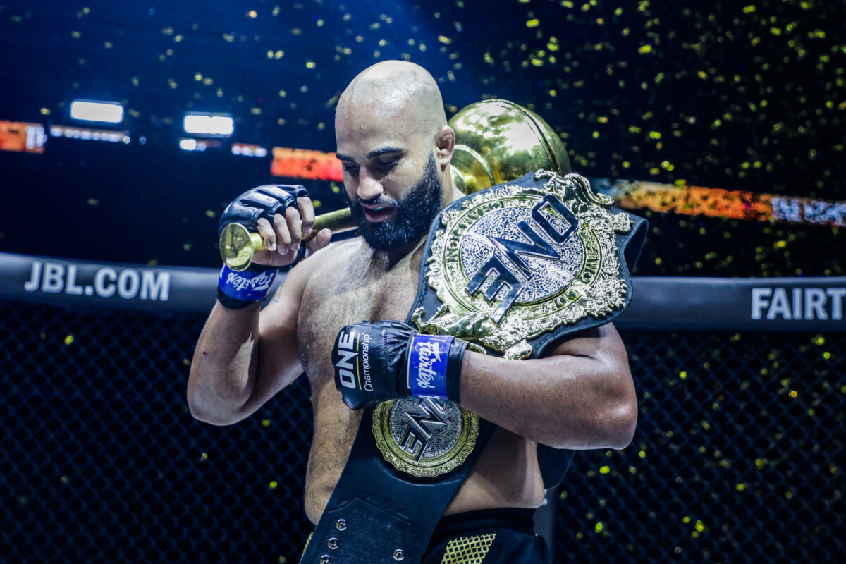 Scenes from the ONE Heavyweight World Title fight between Arjan Bhullar and Brandon Vera at ONE: DANGAL on 15 May
