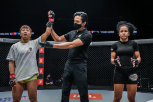 Ayaka Miura beats Rayane Bastos at ONE DANGAL 1920X1280