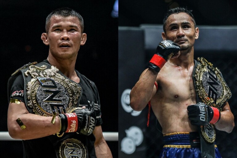 Muay Thai World Champions Nong-O Gaiyanghadao and Sam-A Gaiyanghadao