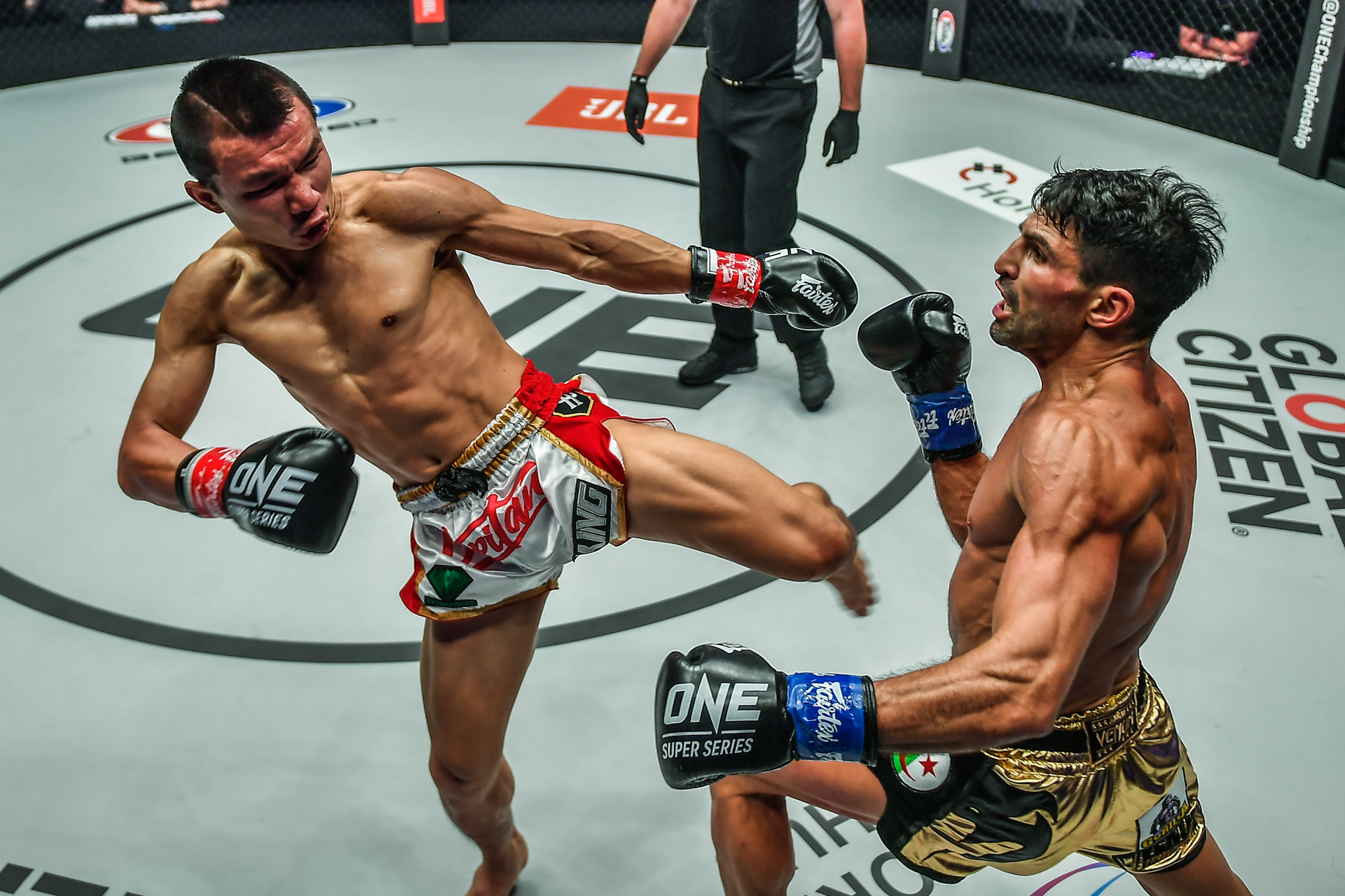 Pictures from the kickboxing clash between Capitan and Mehdi Zatout at ONE: REVOLUTION