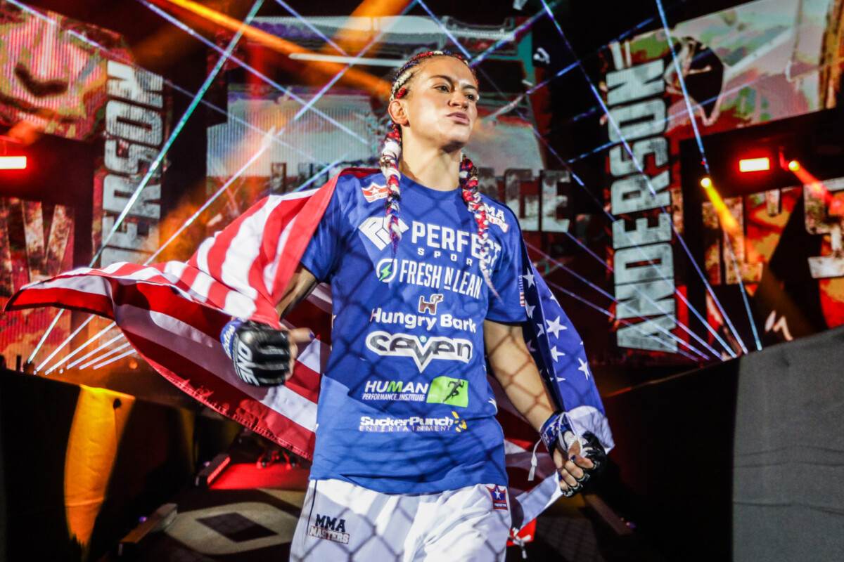 Pictures from the bout between Itsuki Hirata and Alyse Anderson at ONE: EMPOWER