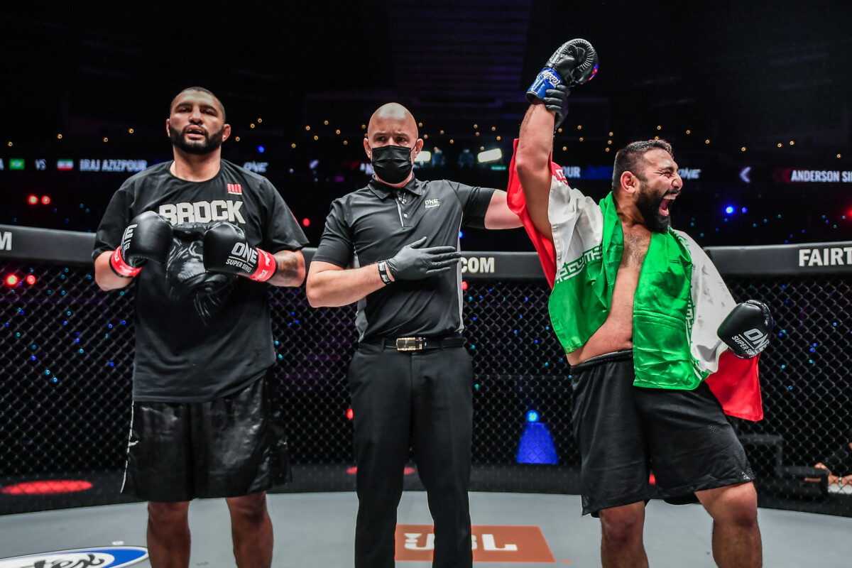 Iraj Azizpour defeated Anderson Silva by unanimous decision at ONE: NEXTGEN.