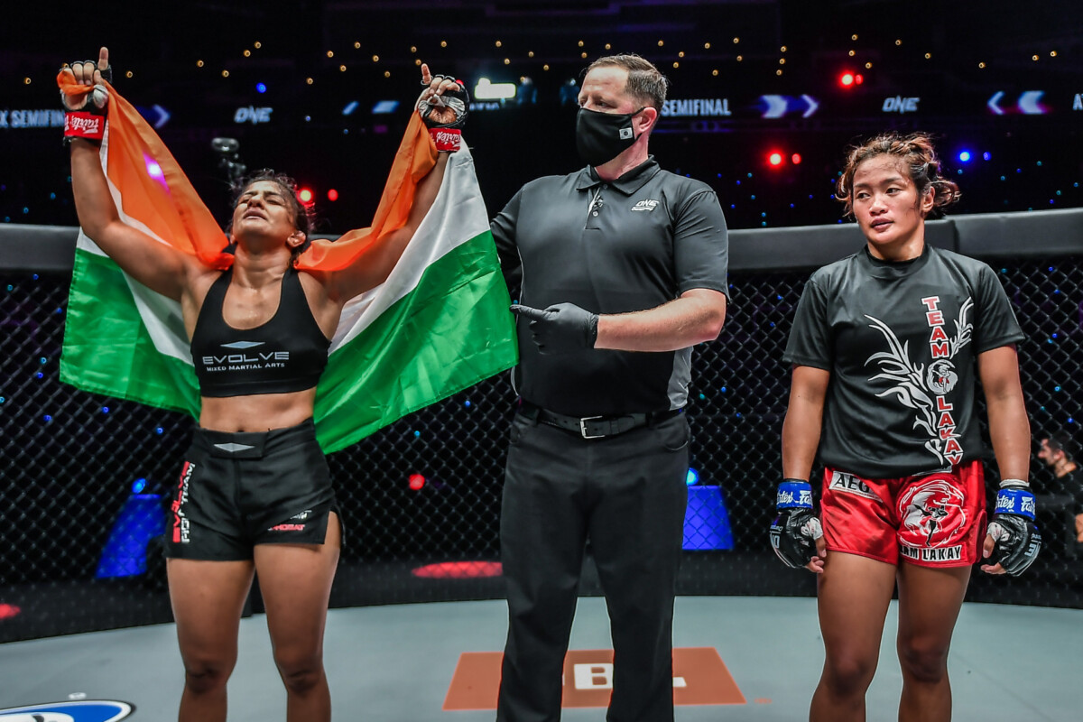 Ritu Phogat defeated Jenelyn Olsim by unanimous decision at ONE: NEXTGEN.