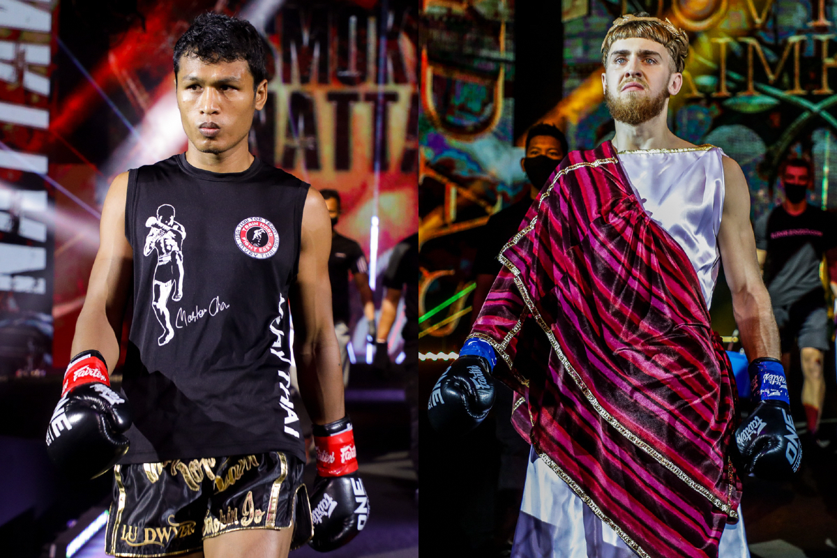 Smokin' Jo Nattawut and Dovydas Rimkus enter the ONE Featherweight Kickboxing World Grand Prix