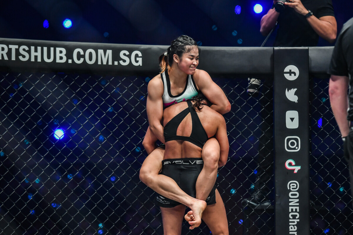 Pictures from the MMA fight between Stamp Fairtex and Ritu Phogat at ONE: WINTER WARRIORS